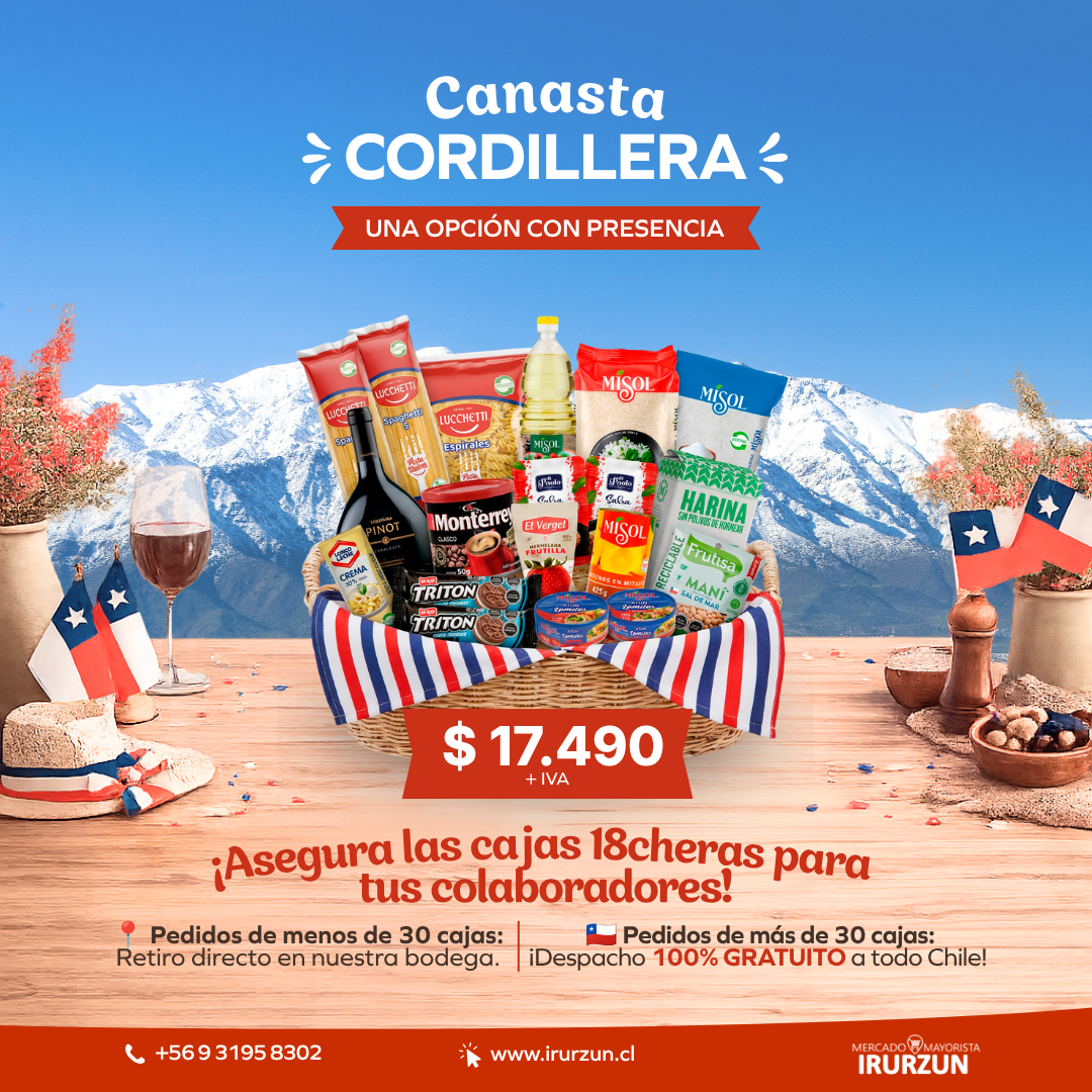 Canasta 18 Septiembre Cordillera | Irurzun — Fiestas Patrias