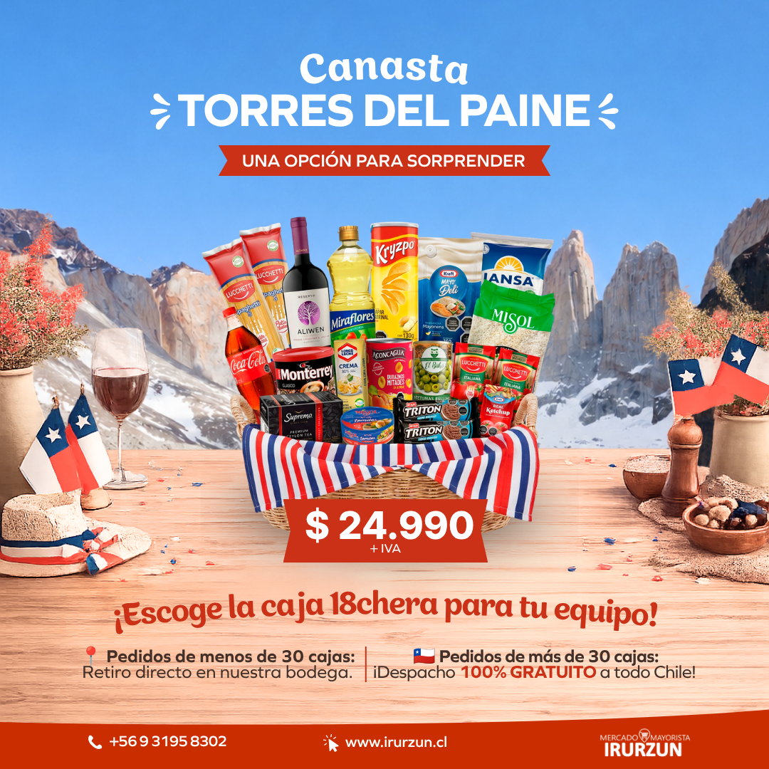 Canasta 18 Septiembre Torres del Paine | Irurzun — Fiestas Patrias
