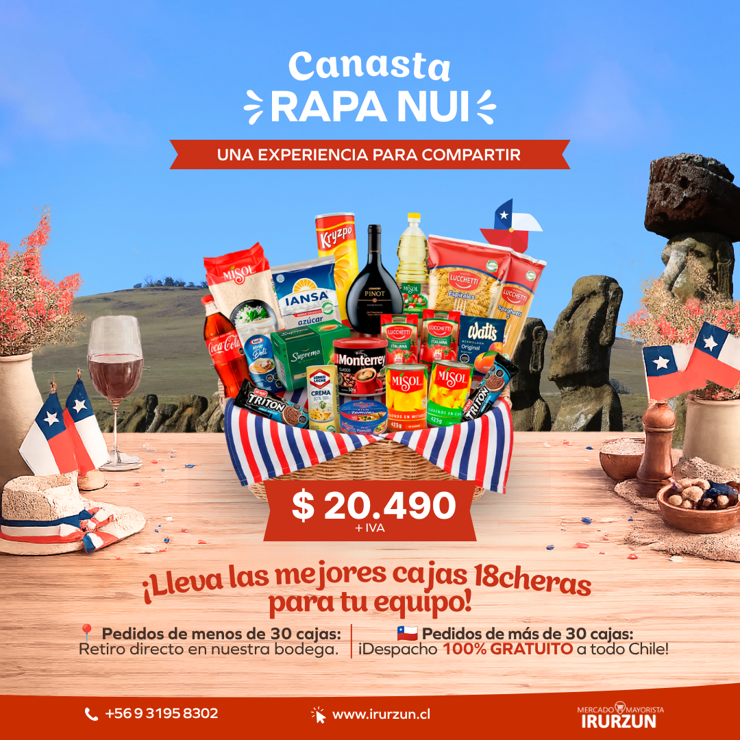 Canasta 18 Septiembre Rapa Nui | Irurzun — Fiestas Patrias