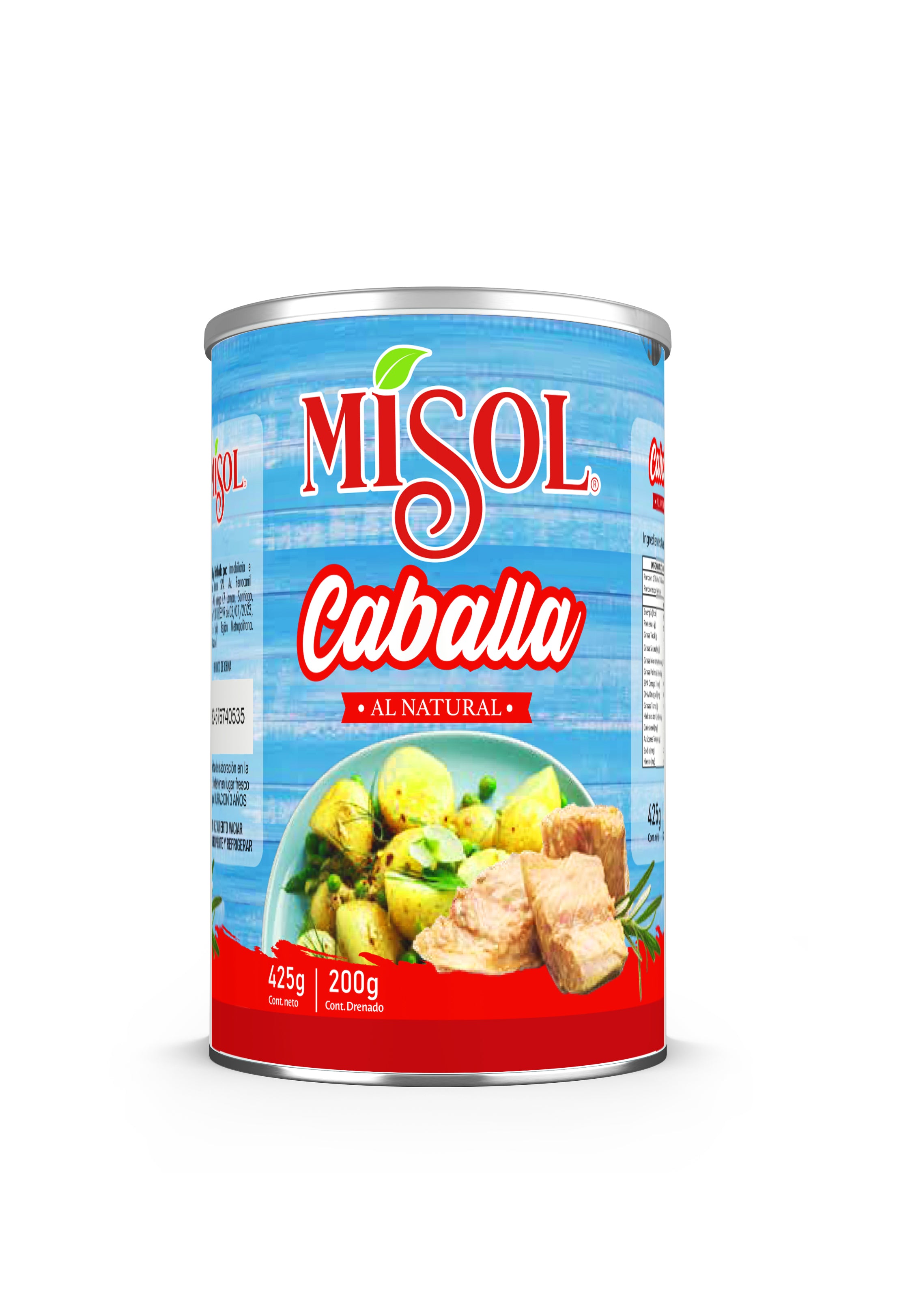 Caballa Misol 425g — Caja 24 unidades