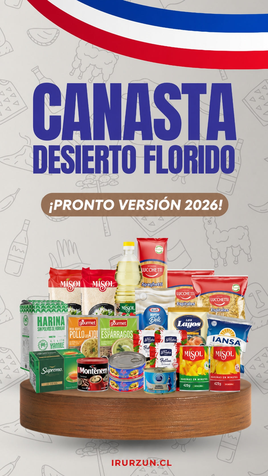 Canasta 18 Septiembre Desierto Florido | Irurzun — Fiestas Patrias