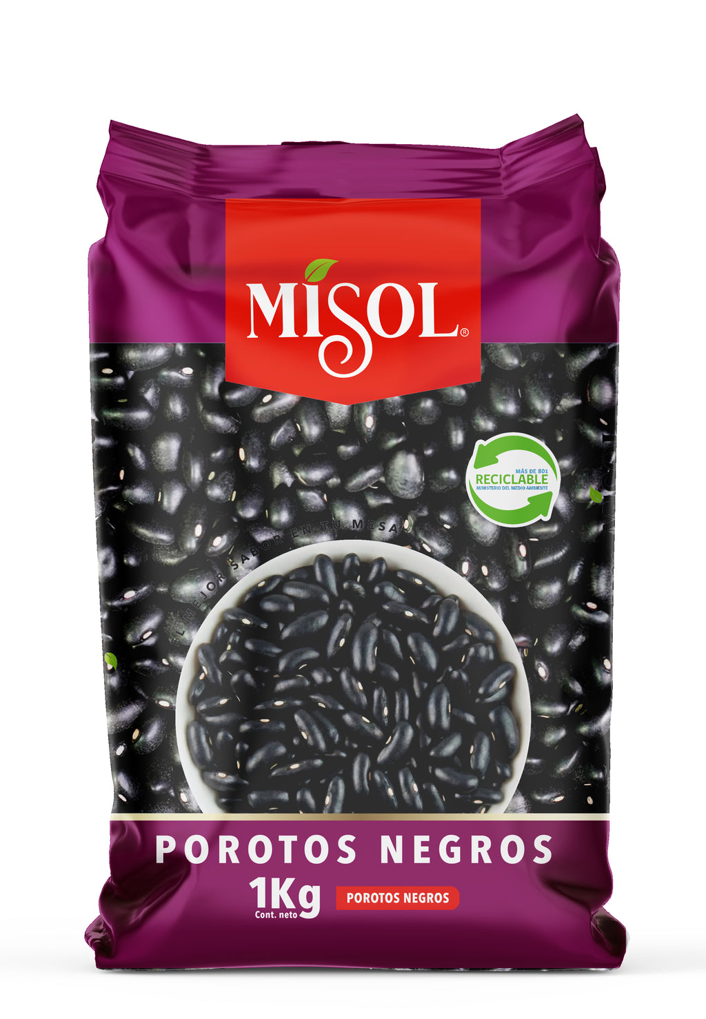 Poroto Negro Misol 1kg