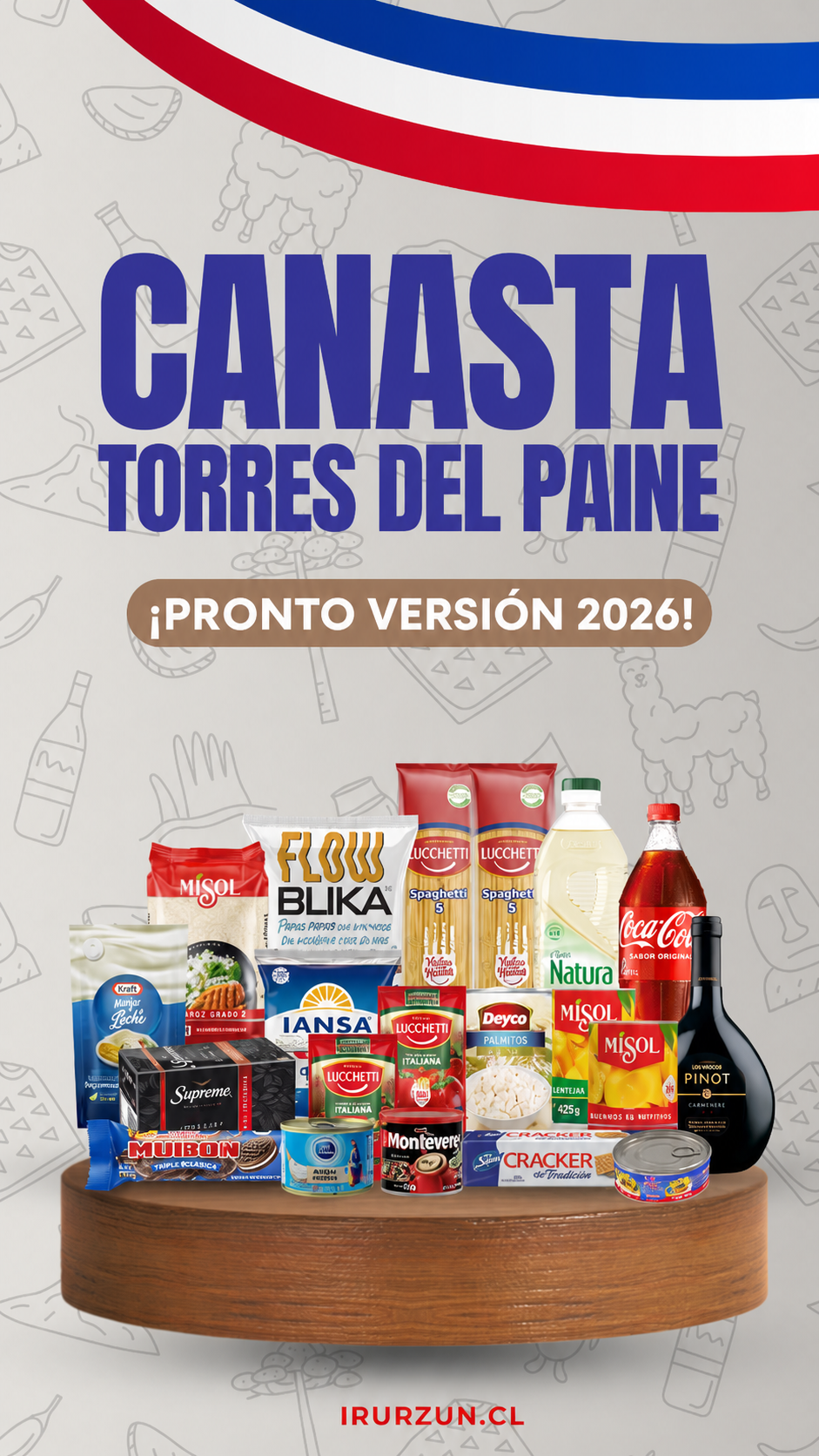 Canasta 18 Septiembre Torres del Paine | Irurzun — Fiestas Patrias