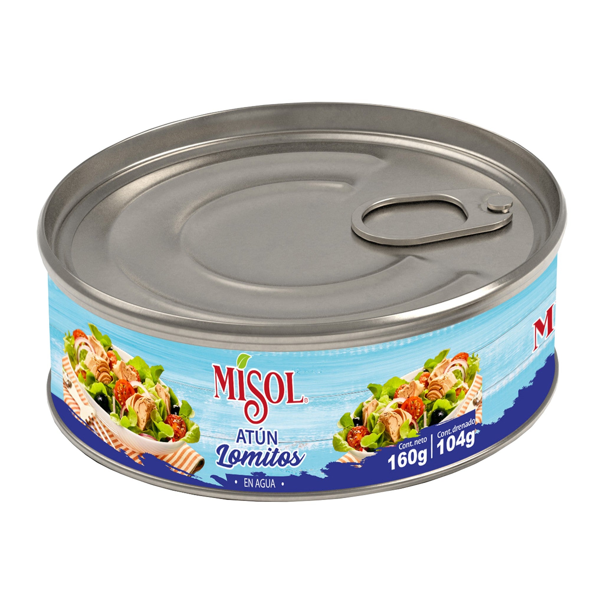 Atún al Agua Misol 140g — Caja 24 unidades
