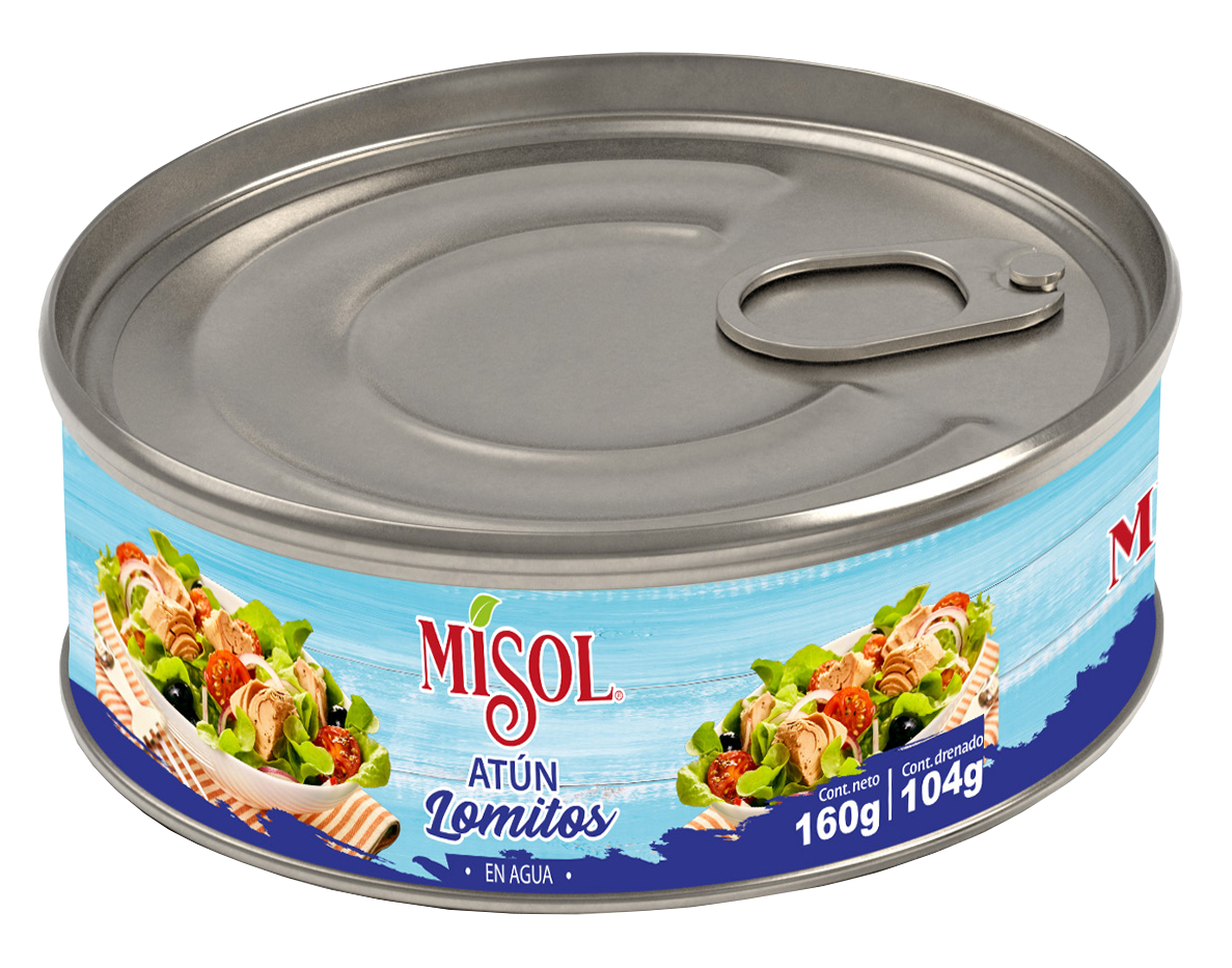 Atún al Agua Misol 140g — Caja 24 unidades
