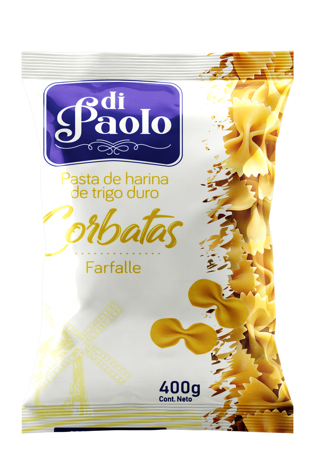 Corbatas Di Paolo 400g — Caja 20 unidades