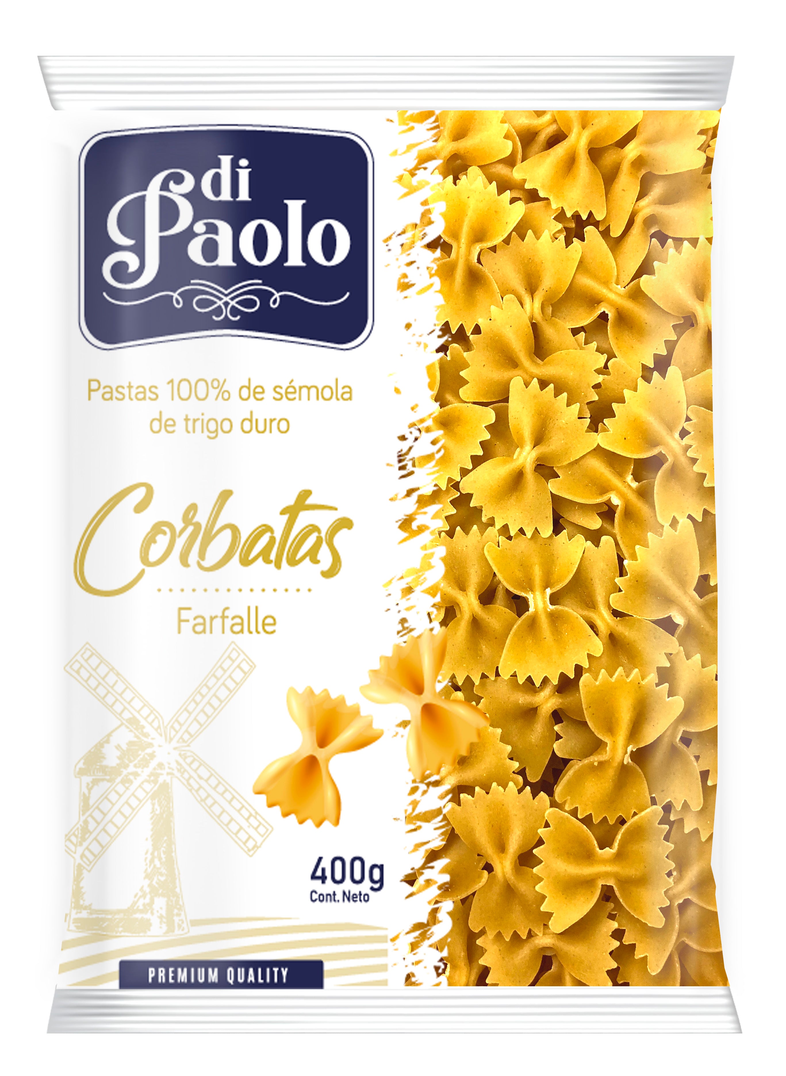 Corbatas Di Paolo 400g — Caja 20 unidades