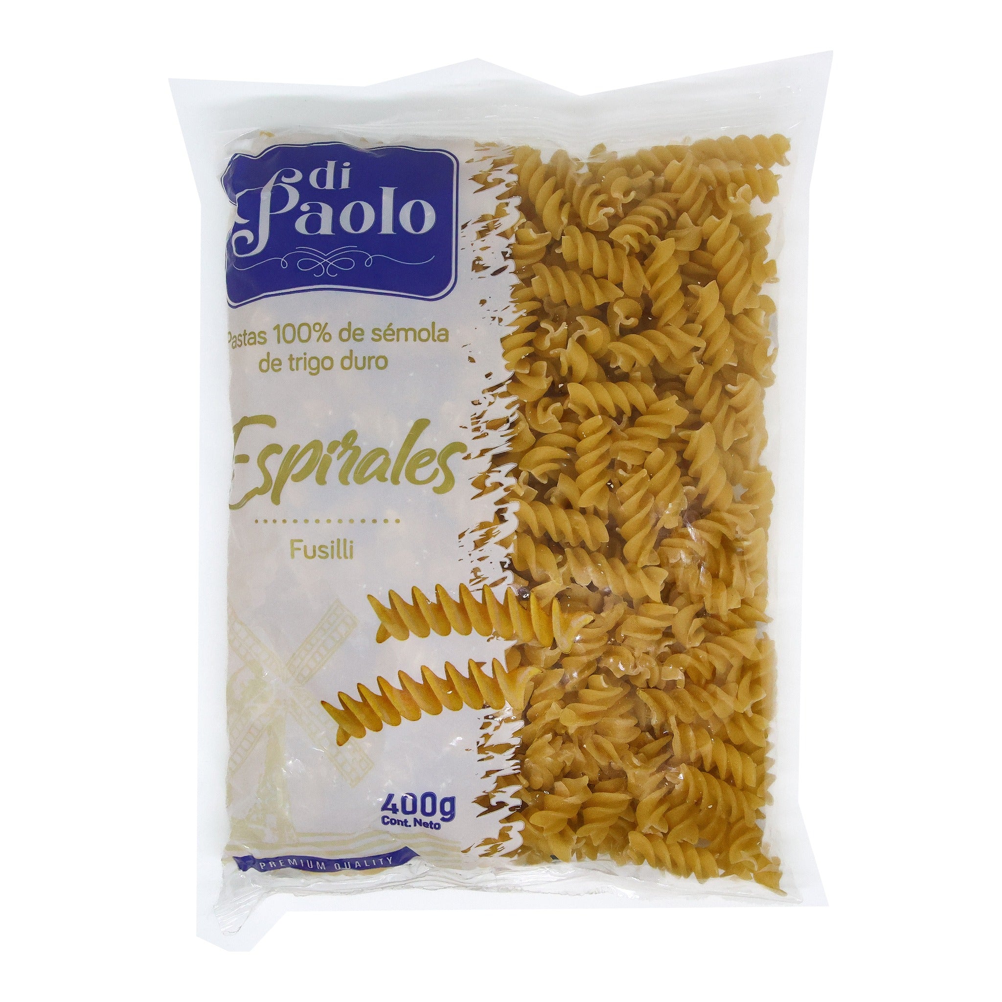 Bolsa de pasta espirales Di Paolo 400g — venta mayorista Irurzun