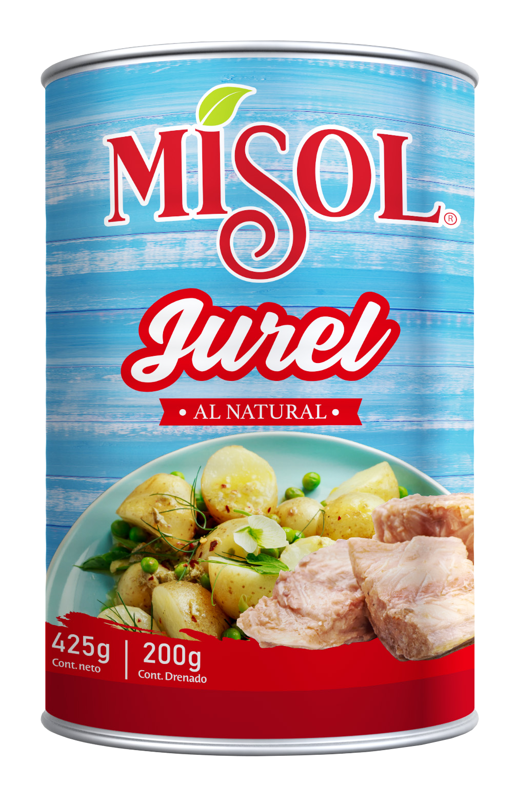 Jurel Misol 425g — Caja 24 unidades