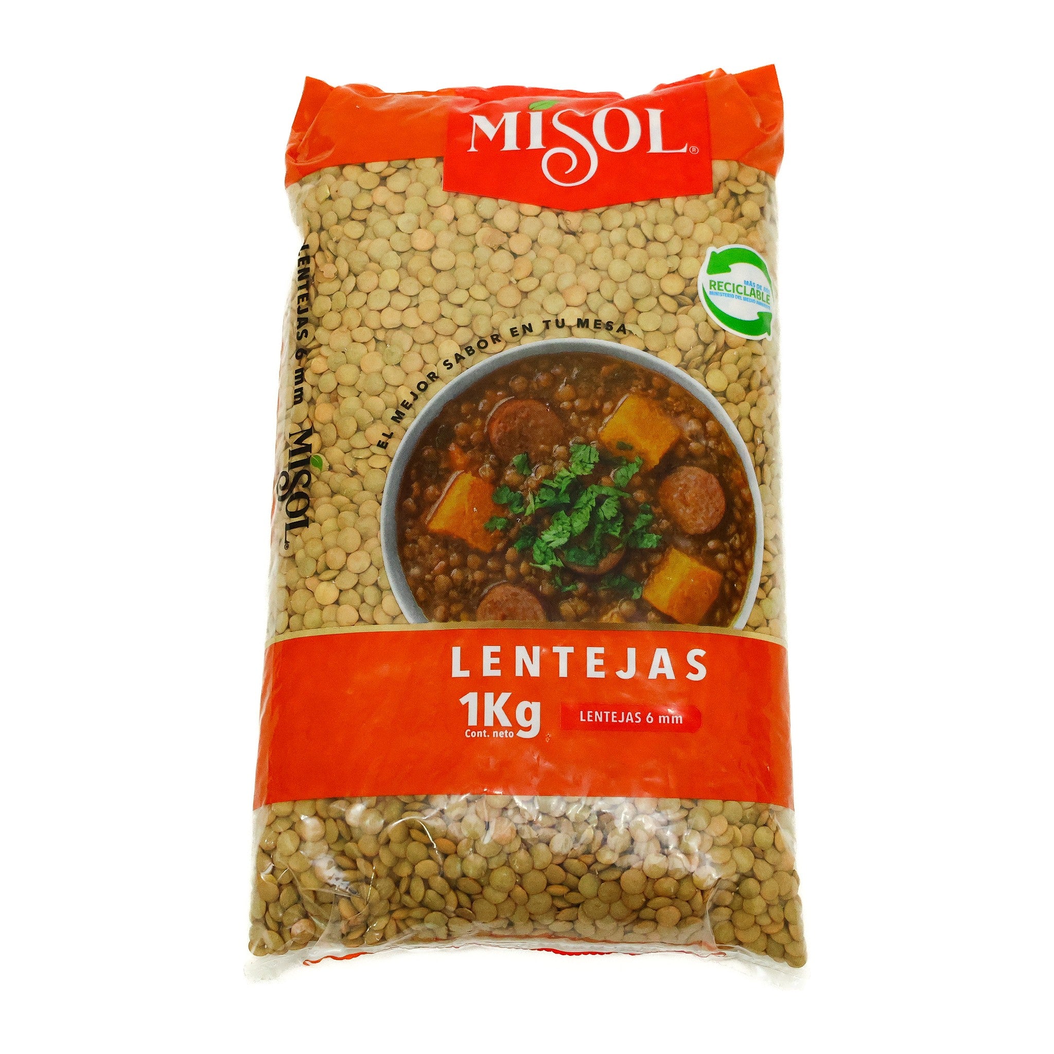 Bolsa de lentejas Misol 1kg — distribución mayorista Irurzun