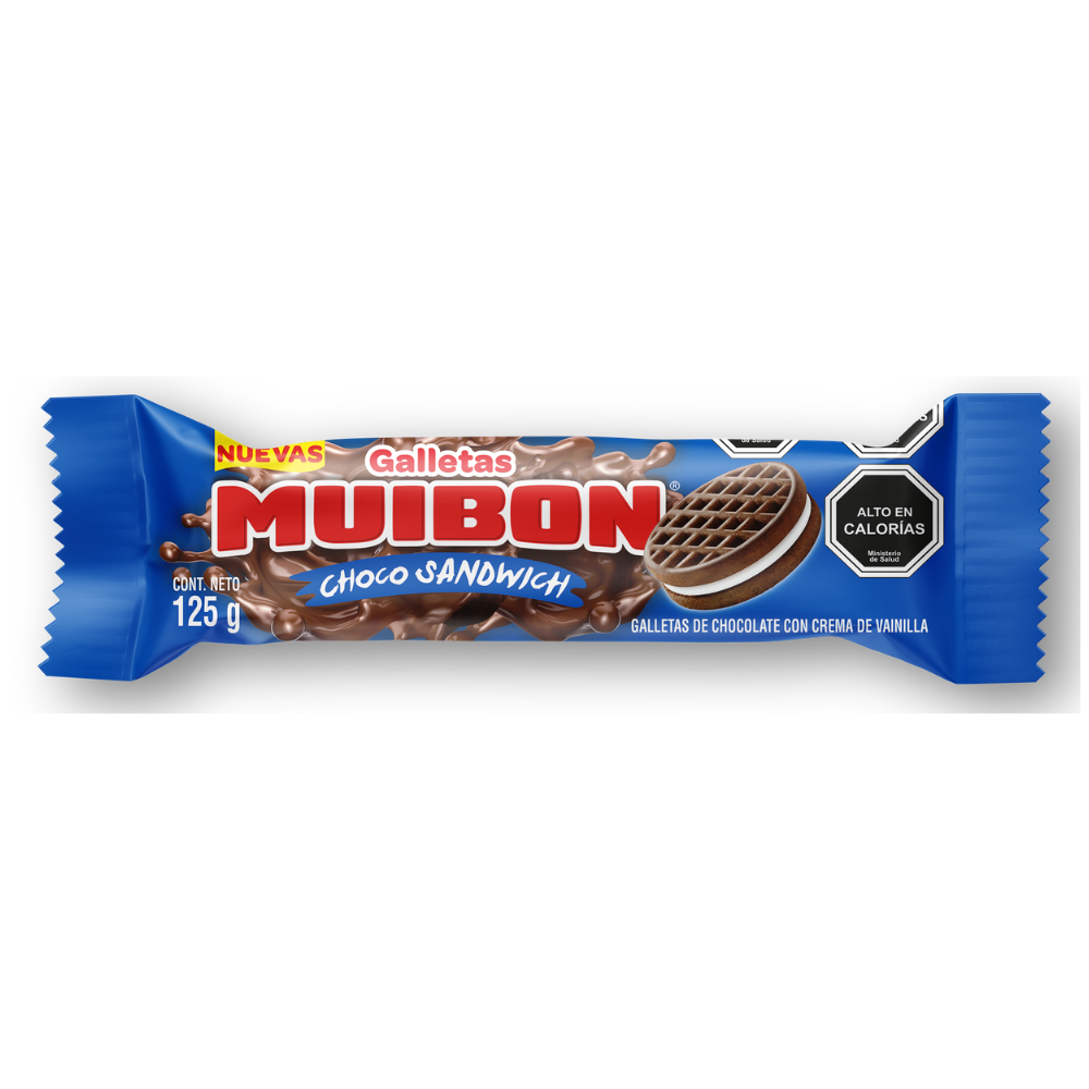 Imagen de 1 Galleta Muibon Choco Sandwich 125 g incluido en Canasta Atacama Irurzun