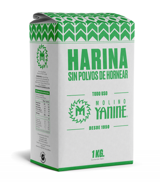Imagen de 1 Harina Yanine sin Polvos 1 kg incluido en Canasta Atacama Irurzun