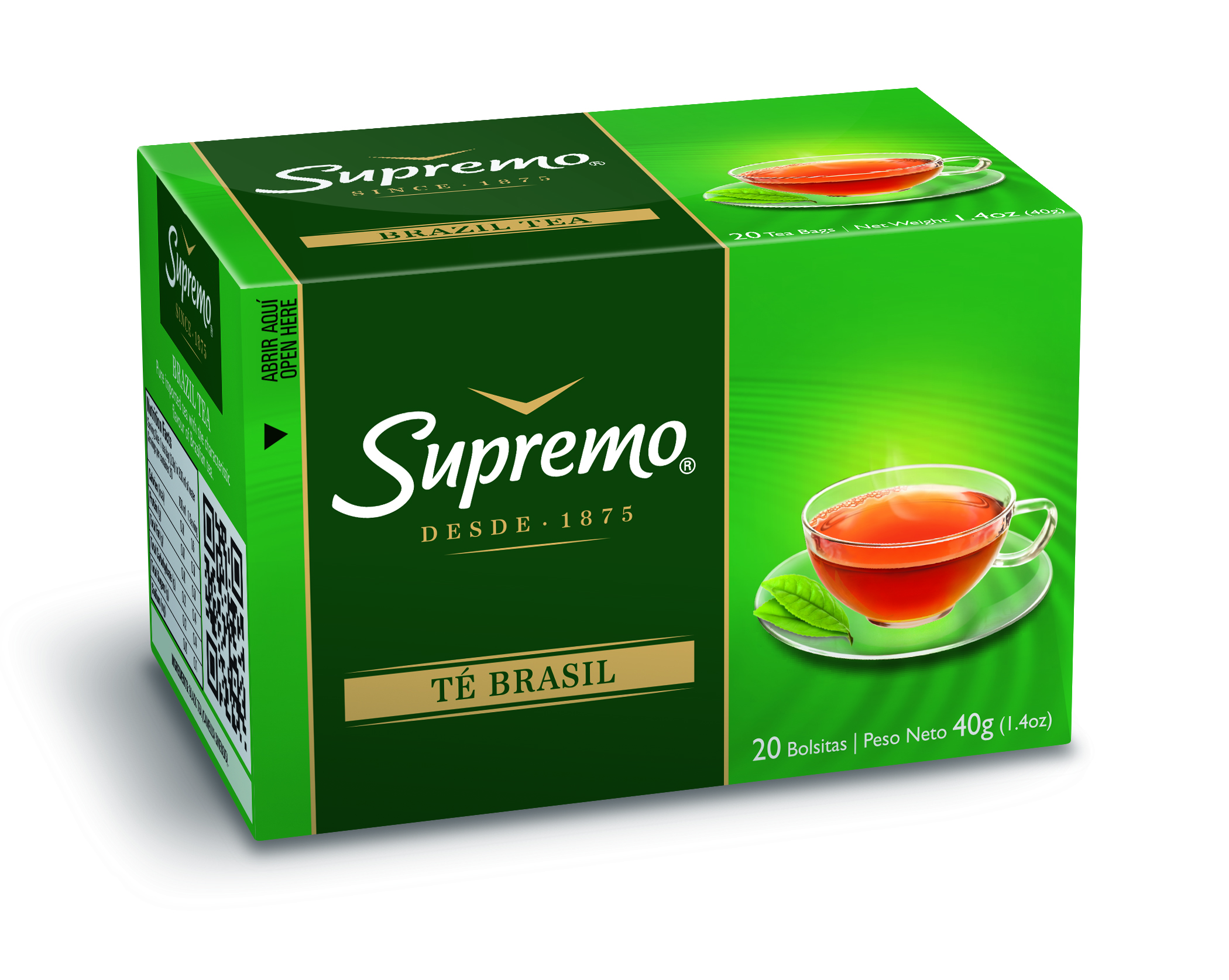 Imagen de 1 Té Supremo Brasil Bolsita 20 und incluido en Canasta Atacama Irurzun