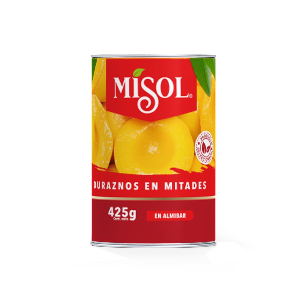 Imagen de 1 Durazno en Mitades Misol 425 gr incluido en Canasta Patagonia Irurzun