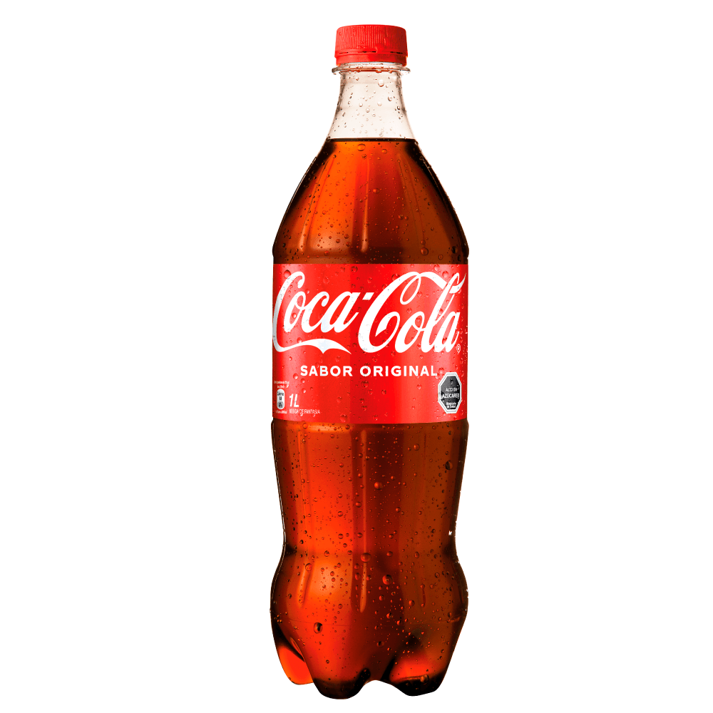 Imagen de 1 Coca Cola Desechable 1 litro incluido en Canasta Rapanui Irurzun