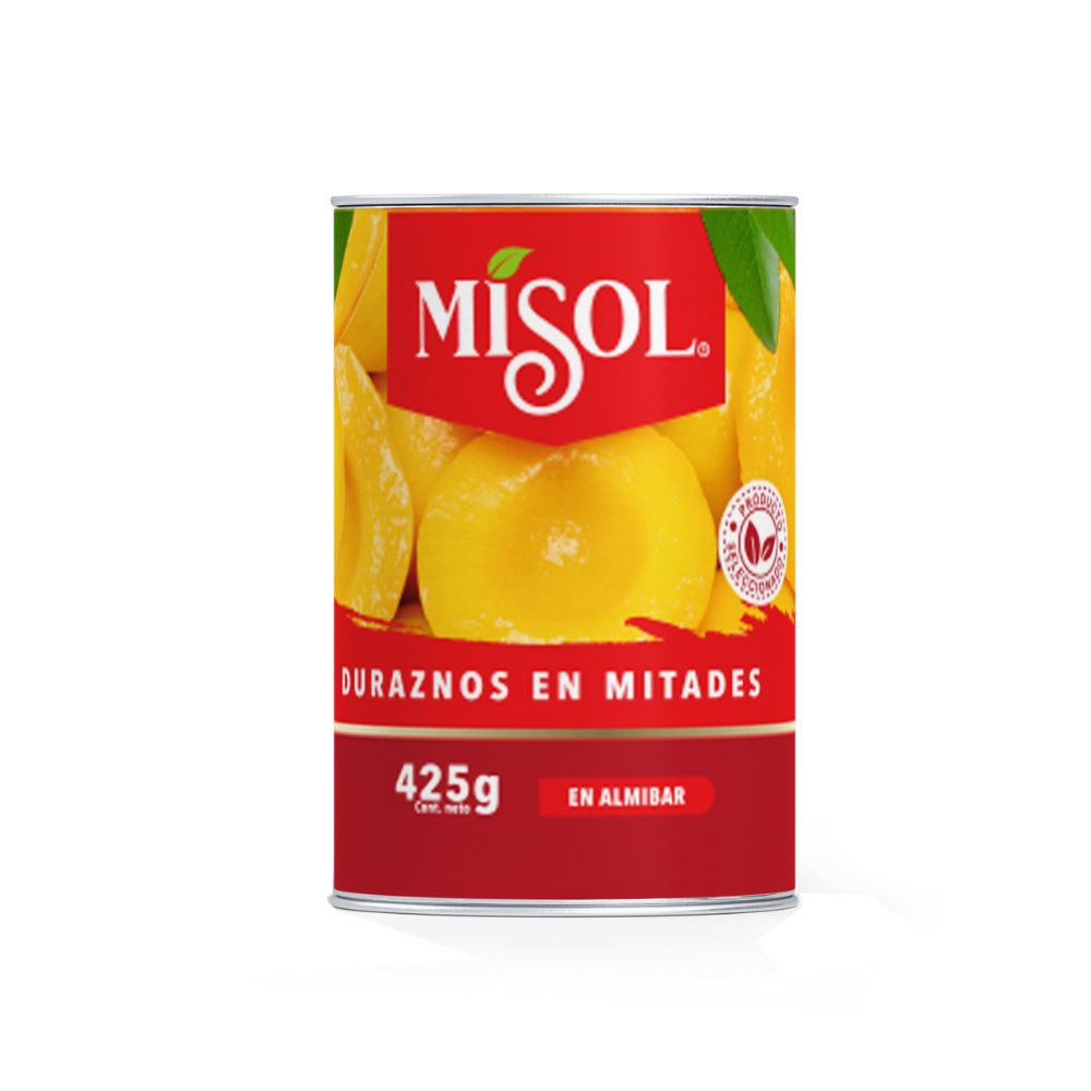 Imagen de 1 Durazno en Mitades Misol 425 gr incluido en Canasta Rapanui Irurzun