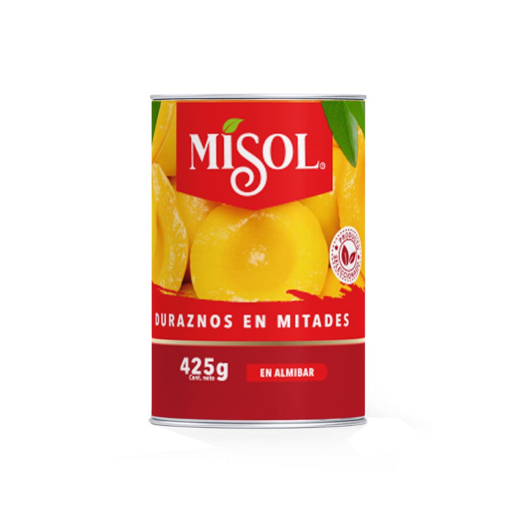Imagen de 1 Durazno en Mitades Misol 425 gr incluido en Canasta Torres del Paine Irurzun