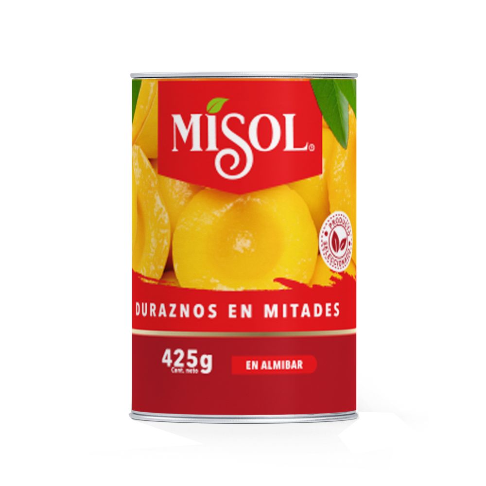 Imagen de 1 Durazno en Mitades Misol 425 gr incluido en Canasta Cordillera Irurzun