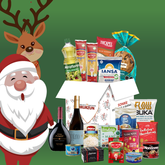 Canasta Rapanui - Canasta corporativa con 19 productos